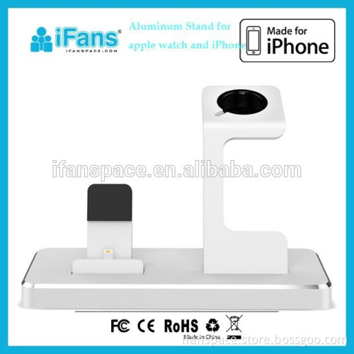 Mobile Phone Accessories Smartphone Holders 2 in 1 Power Station/Charging Stand for iPhone & Apple Watch
